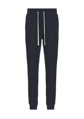 Marine Layer Corbet Quilted Jogger in Blue. Size S. Also in XL/1X.