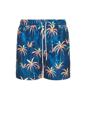 Maui and Sons Wilder Classic Swim Trunks in Navy. Size M. Also in S, L, XL/1X.