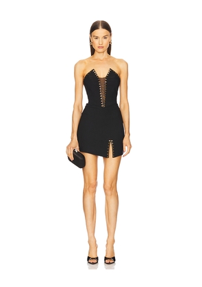 Michael Costello x REVOLVE Aviva Mini Dress in Black. Size M. Also in XS, S, L, XL.