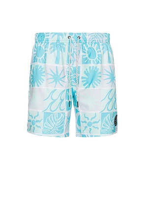 Maui and Sons Surf Sway Classic Swim Trunks in Baby Blue. Size M. Also in S.