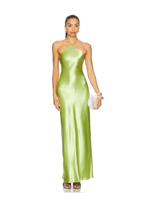 Line & Dot Lima Maxi Dress in Green. Size S. Also in XS, M, L, XL.