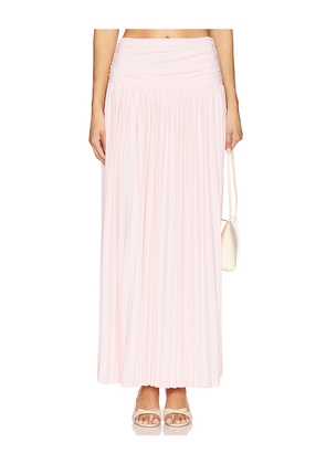 MORE TO COME Remi Maxi Skirt in Pink. Size M. Also in L, S.