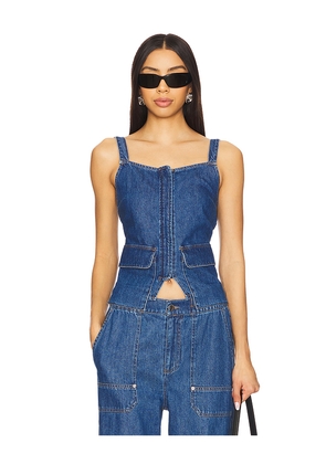 LNA Jordyn Top in Blue. Size S. Also in XS, M.