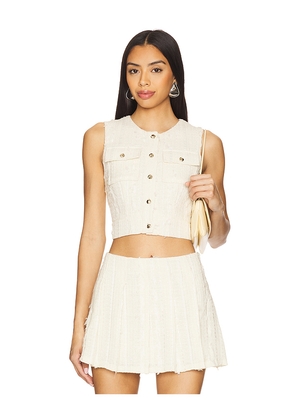 MORE TO COME Anya Top in White. Size M. Also in L, S, XL, XS.