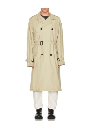 NILI LOTAN Kieran Trench Coat in Beige. Size S. Also in M.