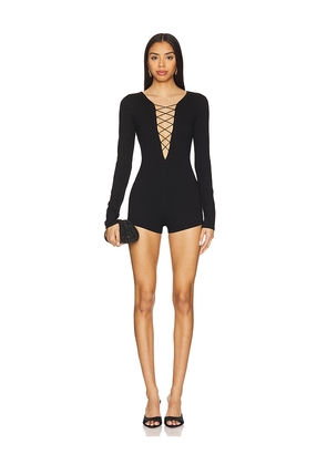 NBD Faye Romper in Black. Size XS. Also in XXS.