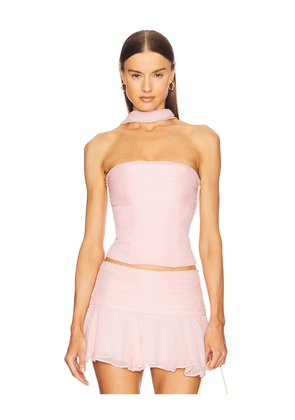 LOBA Aria Corset in Pink. Size M. Also in XS, XXS, S, L, XL.