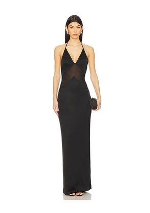 Michael Costello x REVOLVE Adelajda Gown in Black. Size M. Also in L, XL.