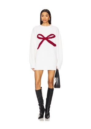 MAJORELLE Junia Sweater Dress in Ivory. Size M. Also in XS, S, L, XXS.