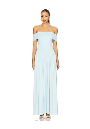 MORE TO COME Brielle Maxi Dress in Baby Blue. Size M. Also in XXS, L.