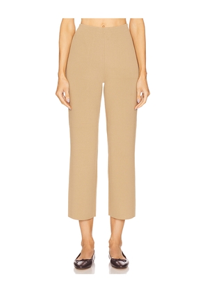 L'Academie by Marianna Azari Knit Pant in Tan. Size M. Also in XS, XXS, S, L, XL.