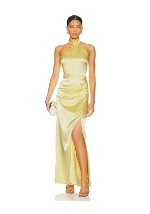 MORE TO COME Darcey Maxi Dress in Yellow. Size XS. Also in L, M, S, XL, XXS.
