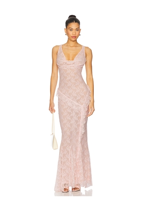 MAJORELLE Camille Gown in Pink. Size M. Also in S, XXS, XS, L, XL.