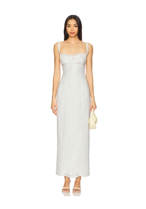 MORE TO COME Lainey Maxi Dress in Ivory. Size M. Also in L, S, XL, XS, XXS.