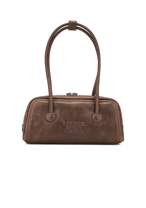 MARGESHERWOOD Soft Boston Bag in Brown.