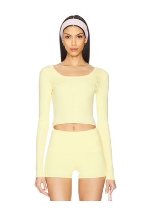 Nana Jacqueline Holly Top in Lemon. Size M. Also in L.