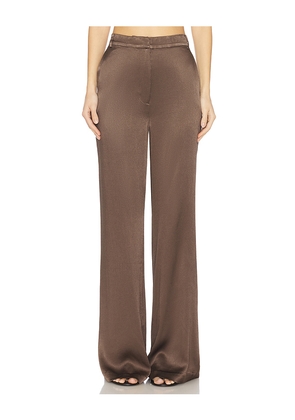 Nonchalant Label Pauline Pant in Chocolate. Size M. Also in XS, L.