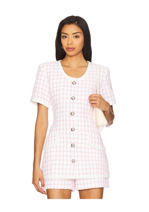 Maude Club Frances Jacket in Pink. Size S. Also in M, XS.