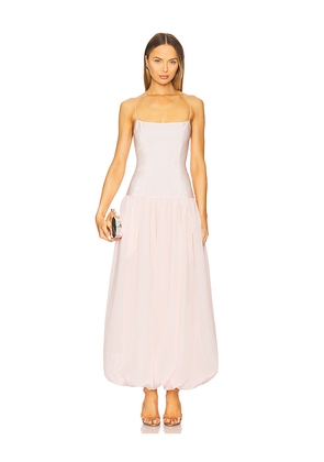 Lovers and Friends Christine Maxi Dress in Blush. Size L. Also in M, S, XL, XS.