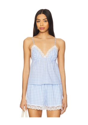 NIA Kendra Top in Baby Blue. Size M. Also in L.