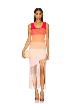 OSIS STUDIO Adria Dress in Coral. Size M. Also in XS, S, L.