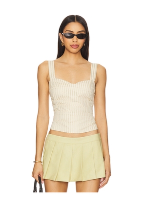 LIONESS Cobain Corset in Beige. Size M. Also in L, S, XS.