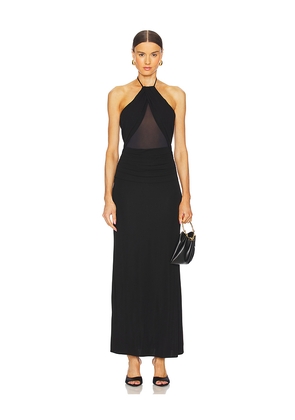 NBD Amina Maxi Dress in Black. Size M. Also in XS.