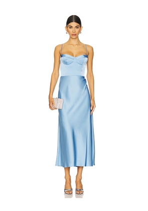 Katie May Flora Dress in Baby Blue. Size M. Also in L, S, XL, XS.