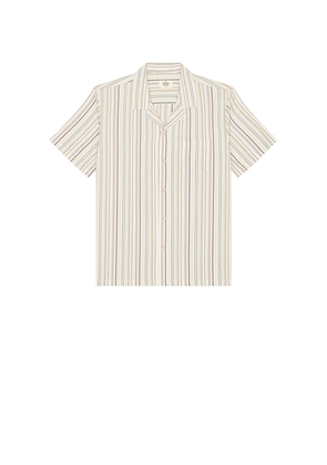 Marine Layer Dobby Resort Shirt in Cream. Size S. Also in M.