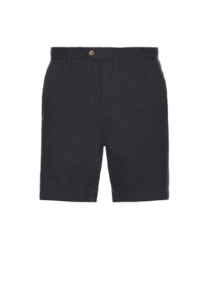 Marine Layer 7 Hemp Short in Navy. Size 32. Also in 30, 34.