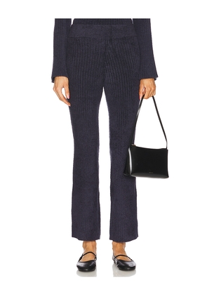 NIA Knit Sweater Pants in Navy. Size S. Also in XS, M.
