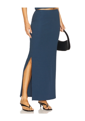 LNA Steph Ribbed Skirt in Slate. Size M. Also in S, XS, XL.