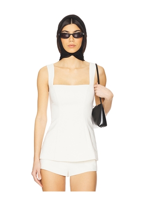 Lovers and Friends Brixton Top in White. Size S. Also in M, XL.