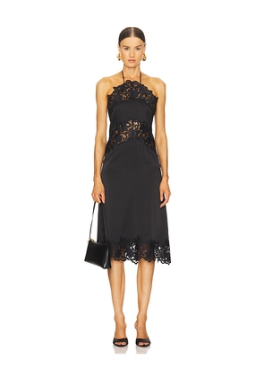 L'Academie by Marianna Adira Midi Dress in Black. Size M. Also in L, S, XS.