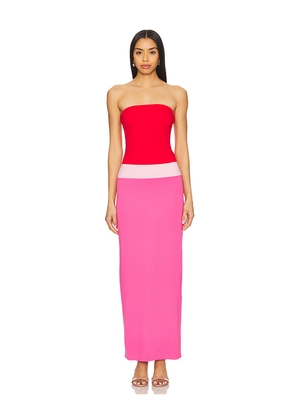 Lovers and Friends Penny Maxi Dress in Rose,Fuchsia. Size S. Also in L, M.