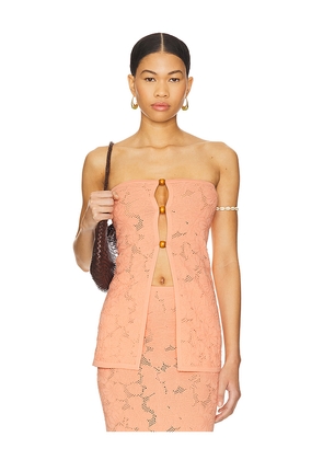 Lovers and Friends Shalie Top in Coral. Size M. Also in XS, S, L.