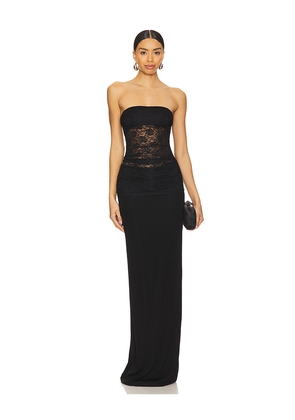 Lovers and Friends Zahra Gown in Black. Size M. Also in XS, XXS, S, L, XL.