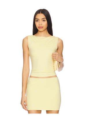 Lovers and Friends Lainey Top in Lemon. Size S. Also in M, XL.