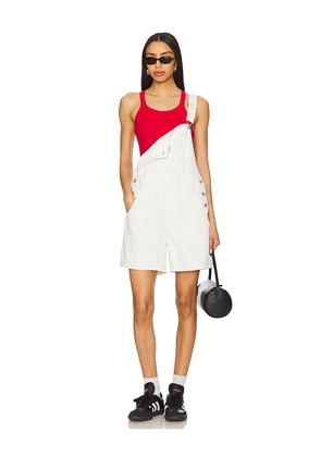 LEVI'S Utility Shortall in White. Size M. Also in L, XL, XS.