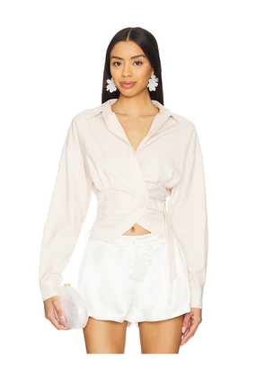 Mother of All Lorelei Shirt in Cream. Size S. Also in M, XS.