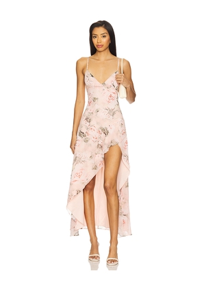 MORE TO COME Corinne Maxi Dress in Pink. Size M. Also in L, S, XL, XS.