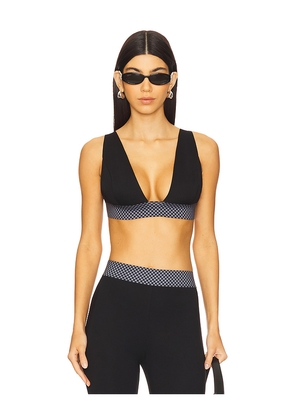 MOTHER The Elastic Tit For Tat in Black. Size M. Also in S, L, XL.