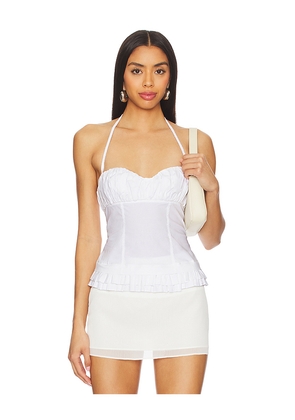 LPA Katya Top in White. Size M. Also in XS, XXS, S, L, XL.