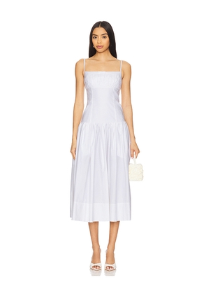 LPA Katya Midi Dress in White. Size M. Also in XS, S, L, XL.