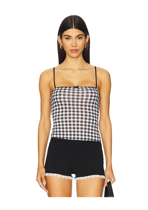 MORE TO COME Arwyn Top in Black,White. Size M. Also in L, S, XL, XS.