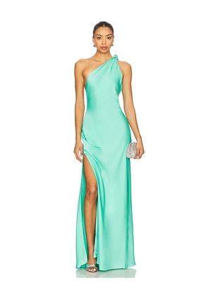 MISHA Julianna Gown in Mint. Size M. Also in L, XXL.