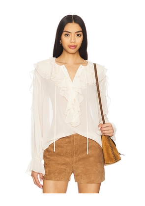 MORE TO COME Mesha Top in Cream. Size M. Also in L, S, XL, XS, XXS.