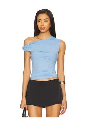 NIA Fraise Top in Baby Blue. Size M. Also in S, XS, XL.