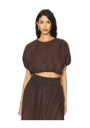 MIKOH Opihi Top in Brown. Size 2/M. Also in 1/S, 3/L.