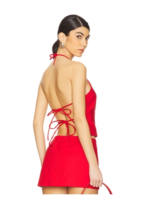 NBD Oraya Top in Red. Size M. Also in XS, XXS, S, L, XL.